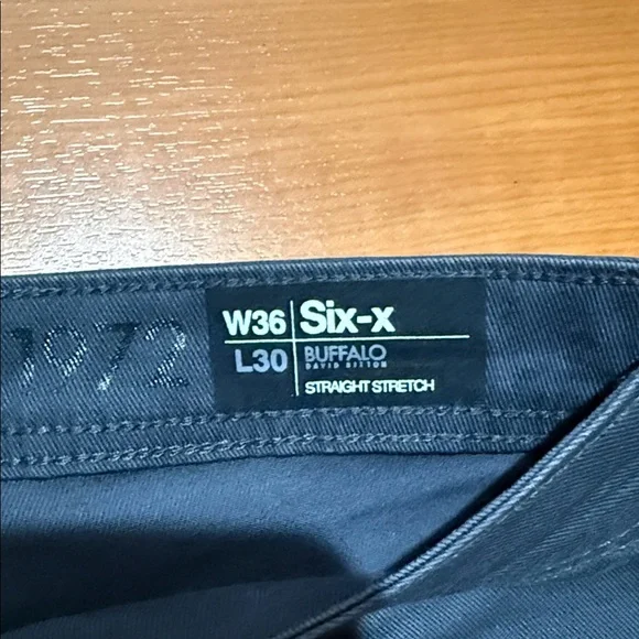 Buffalo David Bitton Men's Dark Blue Straight Jeans - Picture 2 of 6